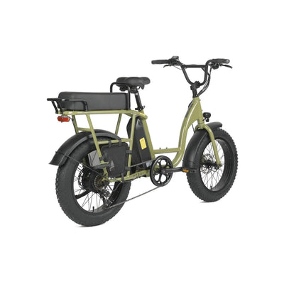 Pedal Brewer Electric Cruiser Bike in Green
